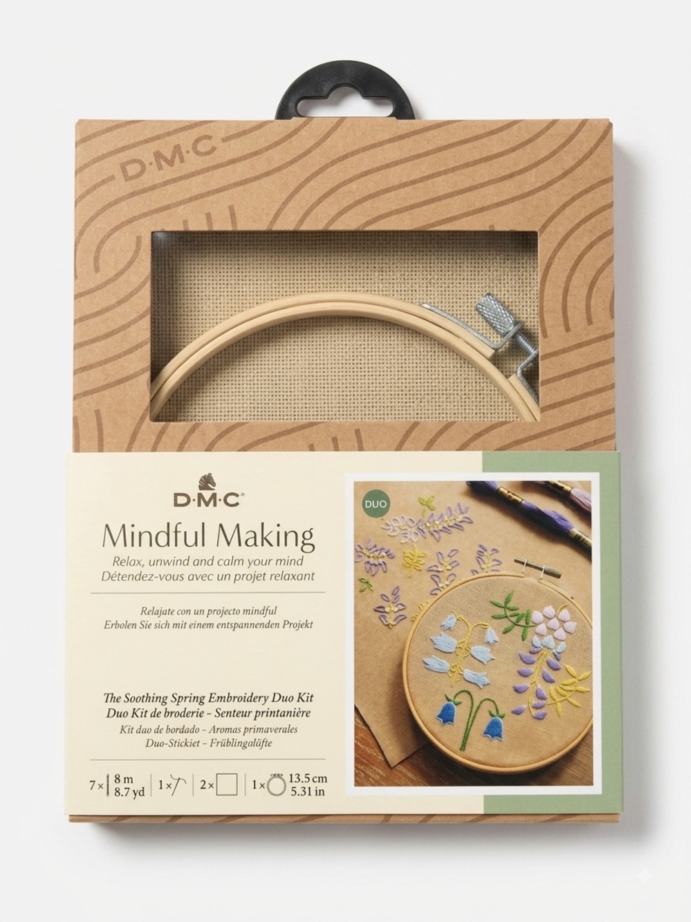 🧵🌸 DMC Mindful Making Embroidery Duo Kit — NEW!